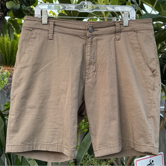 Mavi Men’s Olive Noah Stretch Flat Front 9” Shorts Size 34 - Picture 1 of 10